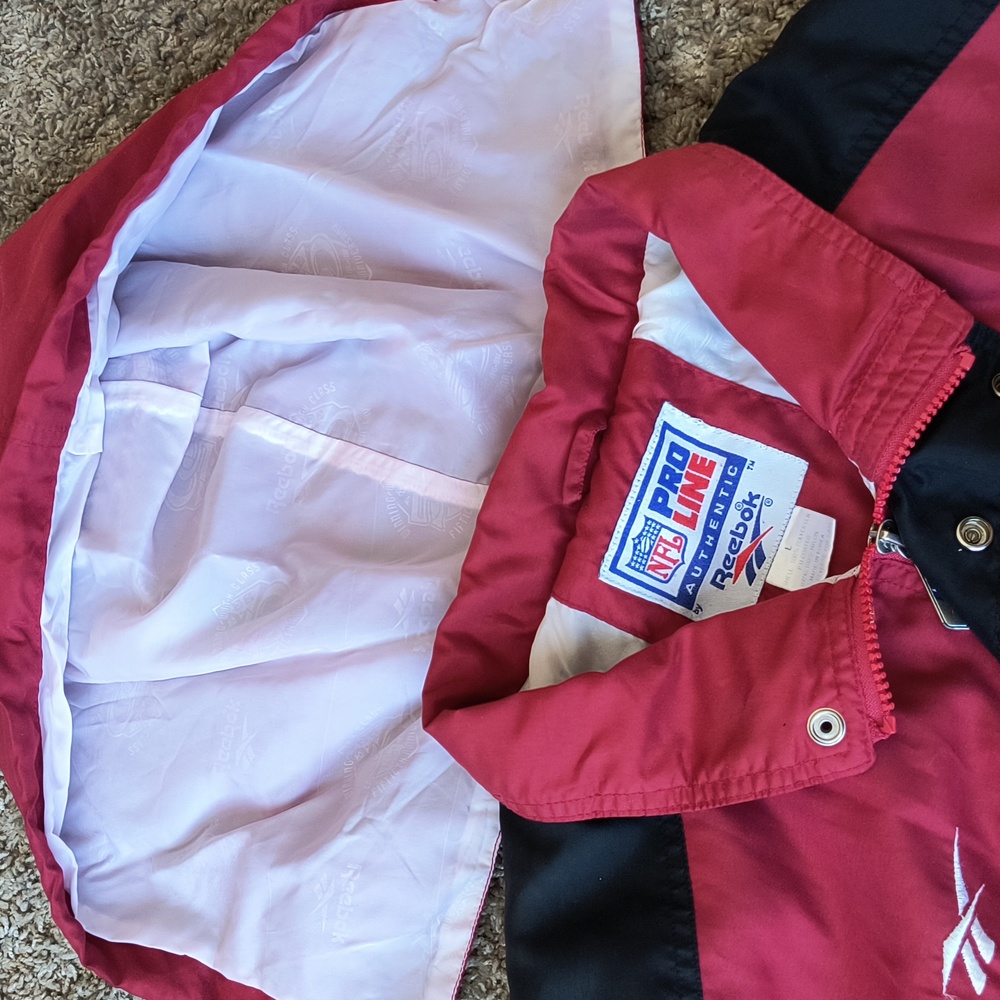 VTG Pro Line Reebok 49ers Jacket, Large - Picture 2 of 11